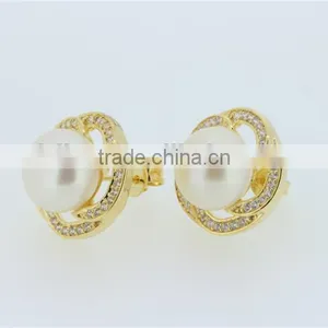 2015 Newest Pearl 925 Silver Earring thumbnail-2