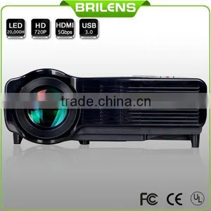 Built In Android 4.2 USB3.0 WIFI Free Shipping Projector LED Proyector,Full HD Red/Blue 3D Support 1080P Projector thumbnail-1