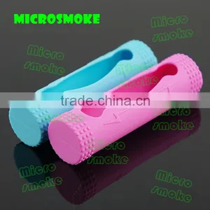 Microsmoke 19 Standard Beautoful Color Silicone Case/skin/protect Sleeve for 18650 Battery, Li-ion 18650 Battery Silicone Holder thumbnail-1