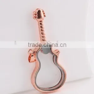 New Products Silver Jewelry Guitar Photo Locket& Floating Locket&costume Jewelry Locket thumbnail-6