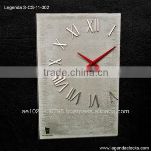 Concrete Wall Clock, Handmade Decorative Wall Clock, Designer Clocks thumbnail-1
