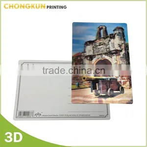 Hot Sale Special Souvenir Items BPA Free 3D Lenticular Postcard thumbnail-1
