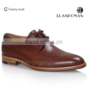 New Men's Formal Leather Shoes Derby Shoes Genuine Leather Shoes Wholesale thumbnail-1