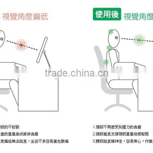 Extra Wide Adjustable Monitor / Laptop Stand thumbnail-6