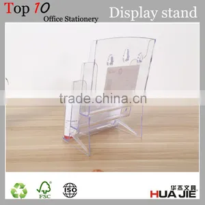 Three Layer Desktop Menu Display Stand A5 Brochure Holder thumbnail-3