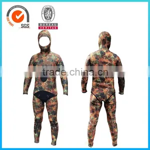Fashion Design Spearfishing Camouflage Neoprene Fishing Wetsuit thumbnail-2