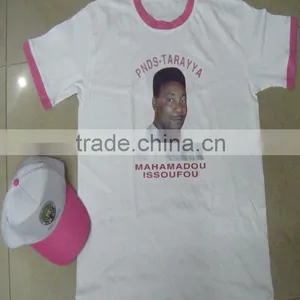 Promotional Election Campaign Photo Printing 100%cotton Hats Customized thumbnail-2