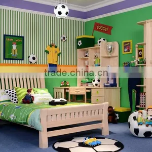 Boys Football Single Bed Designs, Bed Room Furniture For Kid,Wood Bed thumbnail-2