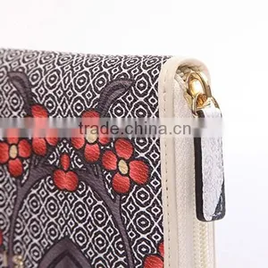4884 Paparazzi Manufacturer Brand Design Printing Flower High Quality PU Material Lady Wallet thumbnail-6