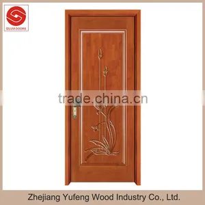High Quality MDF Pvc Door for Room Wood Panel Door Design thumbnail-1