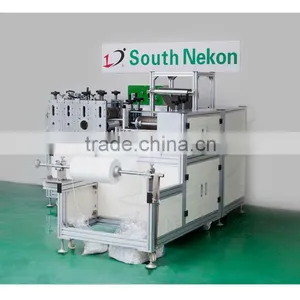Ltrasonic PE Film/PP Non-woven Shoe Cover Machine thumbnail-1
