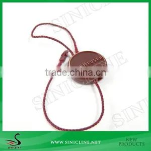 Sinicline Dark Red Plastic Tag With Gold Logo From China Manufacturer Directly thumbnail-1