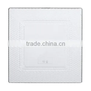 Wholesale Plastic Clear Bamboo Plate thumbnail-4