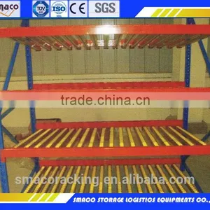 High Density Roller Slides Pipe Flow Through Racking thumbnail-2