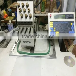 Used Brother Single Head Embroidery Machine Industrial Sewing Machine Prices thumbnail-1