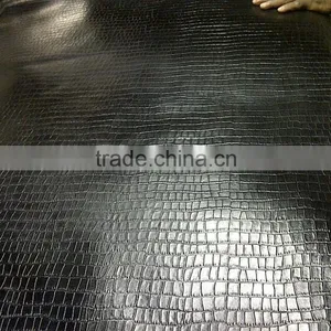 COW CROCO PRINT LEATHER FOR BAGS & SHOES thumbnail-1