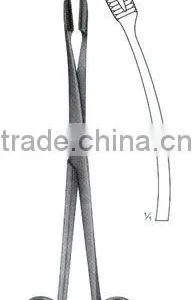 GROSS Sponge and Dressing Forceps 200 Mm, Without Ratchet, Curved thumbnail-1