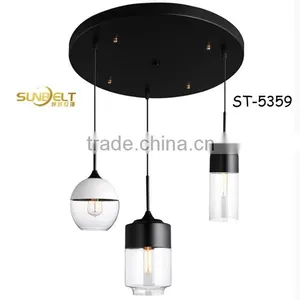 ST-5359-A Sunbelt Contemporary Handmade Glass Pendant Lamp. thumbnail-3