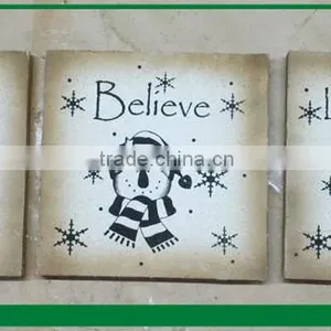 Hot Sale Wooden Frame Christmas Ornaments Drop Shiping thumbnail-1