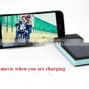 Outdoor Waterproof Durable Solar Power Bank With Phone Holder thumbnail-3