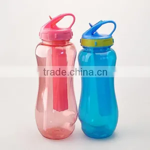 550ML 650ML 800ML 1000ML Custom Tritan Water Bottle With Ice Freezer Stick Quality Choice thumbnail-3