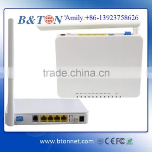FTTH GPON EPON 4FE+1POTS + CATV+ Wi-Fi GPON ONT ONU Modem thumbnail-1