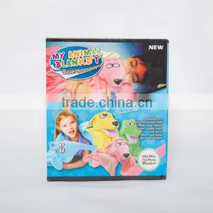 Fashion Polyester Plush Animal Shaped Blanket thumbnail-2
