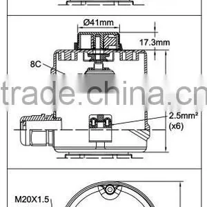 Type 9ST6, Immersion Heater With Dia. 100mm x 100mm Plastic Enclosure thumbnail-3