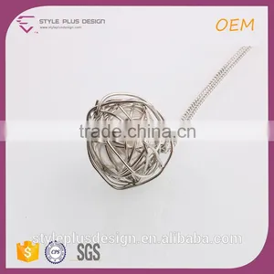 N74396K01 3D Screw Solid Ball Freshwater Baroque Pearl Necklace From Pearl Updated Collection thumbnail-3