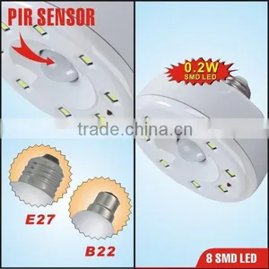 Rechargeable AC/DC Bulb PIR Lamp thumbnail-2