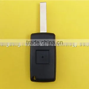 Best Selling 4 Buttons Flip Key Shell for Peugeot 407 Key Fob With Battery Place thumbnail-3