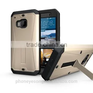 3 in 1 Heavy Duty Defender Shockproof Cover With Stand for HTC ONE M9 thumbnail-1