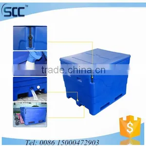 Rotational Mold Insulated Fish Storage Bin, Fish Bins for Storage and Transport Cold thumbnail-3