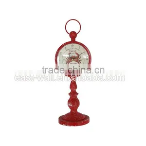 Elegant Top Quality New Design French Country Tuscan Style Bronze Clock Bottle Cap Clocks thumbnail-2
