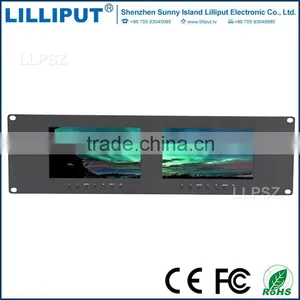7 Inch 3U Rackmount Vga Monitors Apply For 19 Inch Rackmount Chassis thumbnail-1