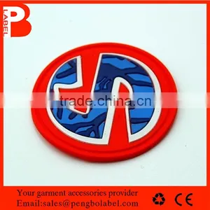 2016 Custom 3d PVC Patch Logo Rubber Shoes Brand Logo thumbnail-1