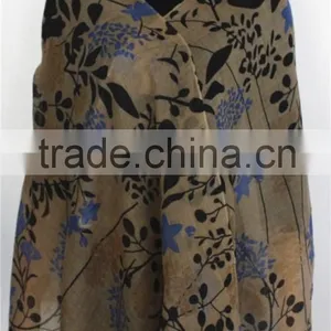2015 New Fashion Tree Printed Wool Scarf thumbnail-3
