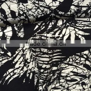 Wholesale Quality Hawaii Leaf Printing Rayon Twill Fabric thumbnail-3
