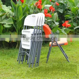 Modern Cheap Plastic Comfortable Folding Chair JC-H36 thumbnail-2