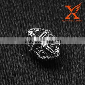 In Stock Classic Jesus Cross 316L Stainless Steel Rings Men Jewelry US Size 9 10 11 12 13 thumbnail-2