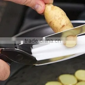 Factory Wholesales Stainless Steel Clever Cutter 2-in-1 Knife thumbnail-2