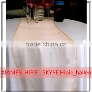 100% OrganzaTable Linen Restaurant Cheap Table Runners thumbnail-6