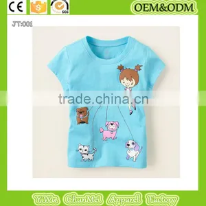 100% Cotton T-shirt Animal T-shirt Kids T-shirt Dog T-shirt Child T-shirt Cat T-shirt Girl T-shirt thumbnail-1