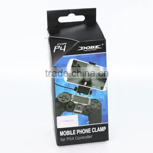 New!!! PS4 Black Smart Phone Clip Clamp Mount Adjustable Bracket Handset For Samsung LG Android Holder For Sony PS4 Controller thumbnail-3