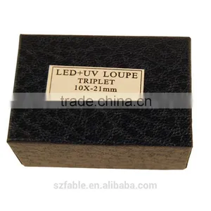 Two Colors of UV Light and White Light Jewelry Loupe With Magnification of 10X thumbnail-6