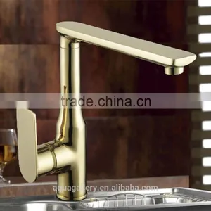 Single Handle Modern Brass Kitchen Tap thumbnail-3