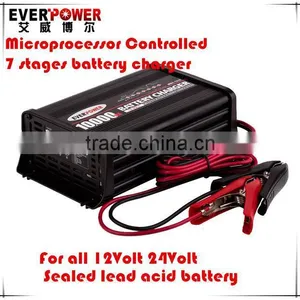 High Quality Everpower EPA1210 7 Stage 12v 220v dc to ac Power Inverter Battery Charger thumbnail-1