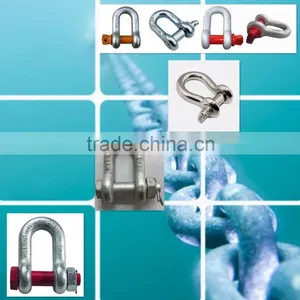 Round Pin Bow Shackle Lifting Shackle Rigging Hardware thumbnail-3