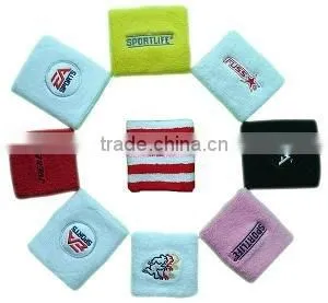 Unisex Adult Embroidered Cotton Wristbands thumbnail-1