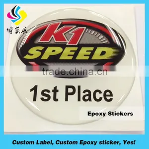 Custom Clear Domed Sticker,epoxy Sticker;epoxy Label thumbnail-2
